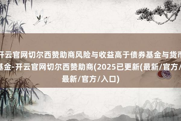 开云官网切尔西赞助商风险与收益高于债券基金与货币商场基金-开云官网切尔西赞助商(2025已更新(最新
