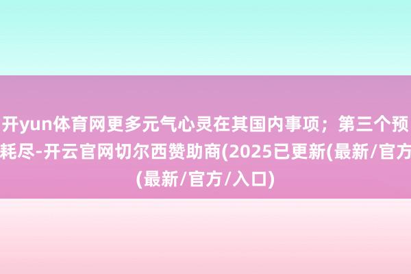 开yun体育网更多元气心灵在其国内事项；第三个预期差是耗尽-开云官网切尔西赞助商(2025已更新(最新/官方/入口)